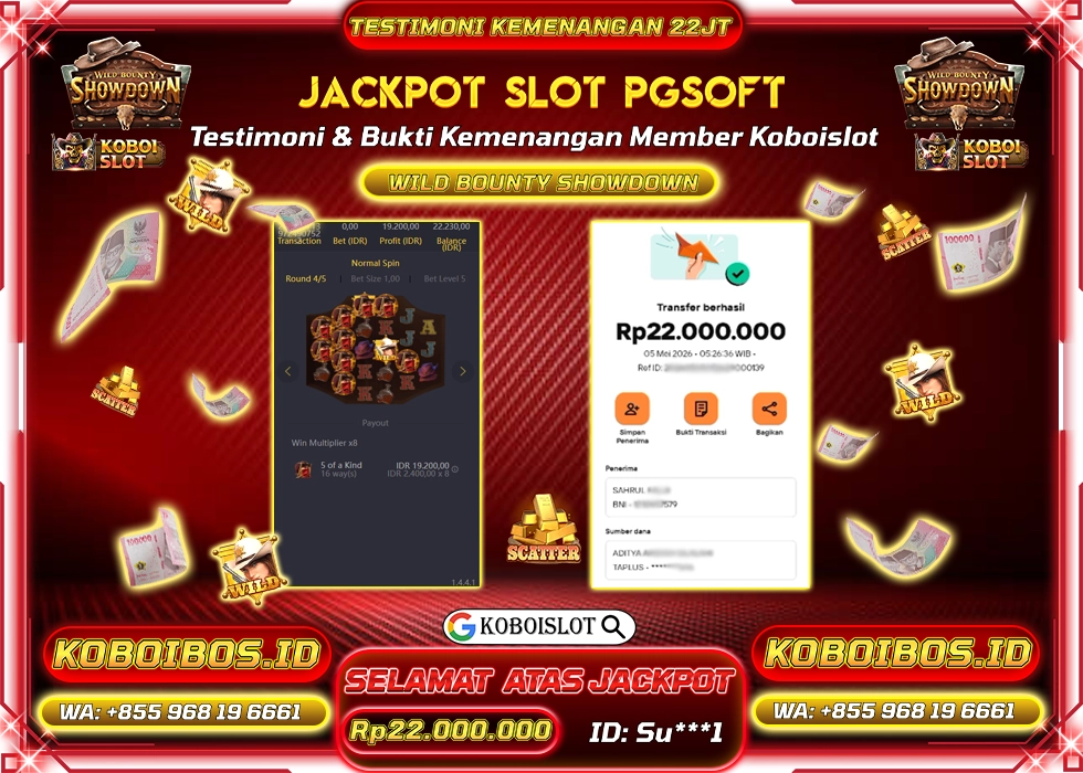 BUKTI KEMENANGAN Su*** SLOT GACOR WILD BOUNTY SHOWDOWN Rp23.000.000,- LUNAS